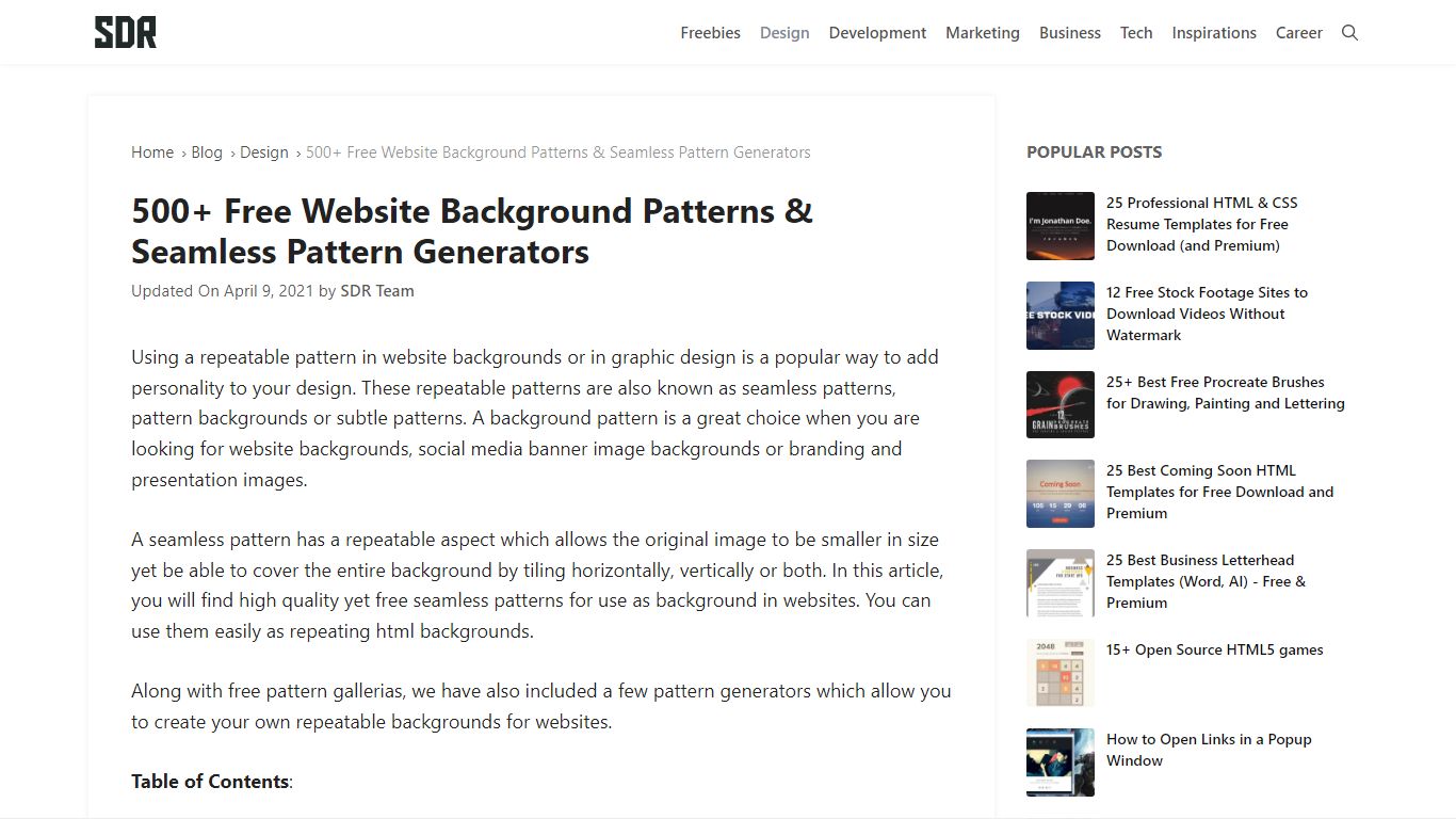 500+ Free Website Background Patterns & Seamless Pattern Generators
